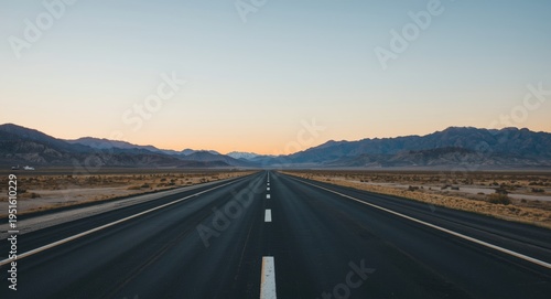 Peaceful tarmac stretch fla...