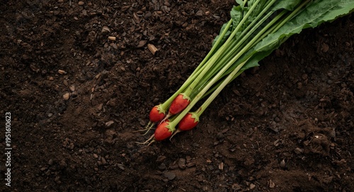 Fresh vegetables on organic...