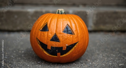 Home Halloween pumpkin deco...