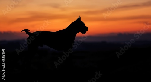Majestic Presa Canario silh...