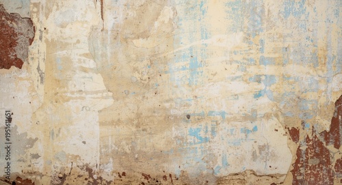 retro wall showing paint de...