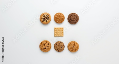 Six cookies in a precise ge...