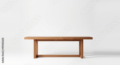 Isolated wooden console cra...