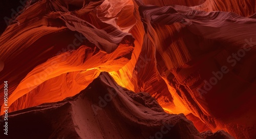 Geological formation with v...