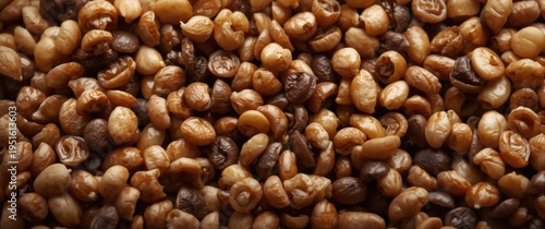 Macro image of lentil sprou...