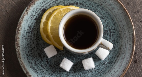 Rustic style espresso cup f...