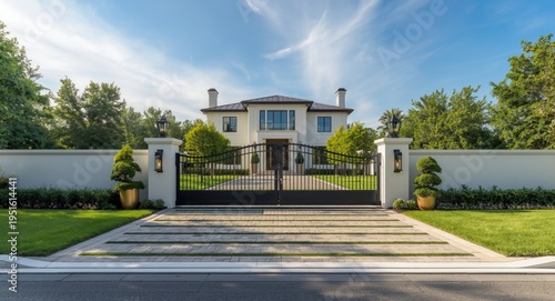 Luxury villa exterior captu...