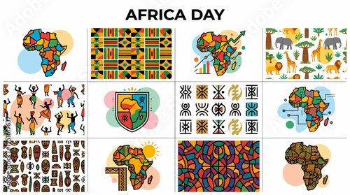 Africa Day Celebration: Map, Flag, Culture, Wildlife, People