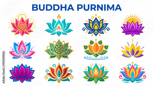 Buddha Purnima Lotus Flower Collection