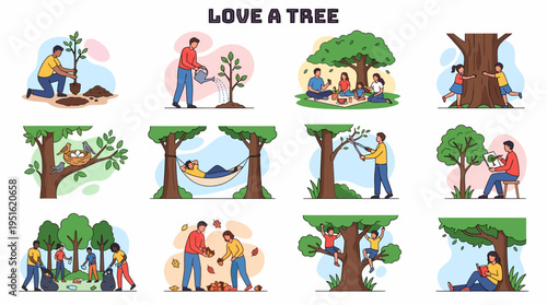 Love a Tree: Nature, People, Activities, Seasons