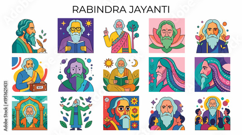 Rabindra Jayanti Celebration: Artistic Portraits of Tagore
