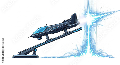 Futuristic aircraft design showcasing advanced technology and innovative engineering concepts.