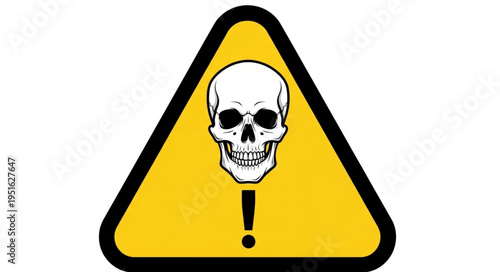 Danger Skull Warning Sign Symbol.