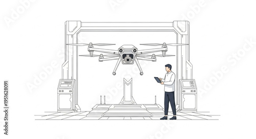 Simple abstract image with minimal elements and clean composition