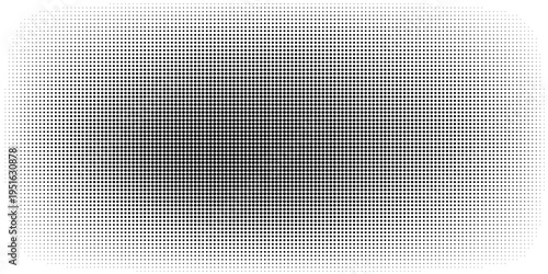 Halftone faded gradient texture. Grunge halftone grit background. White and black sand noise wallpaper.