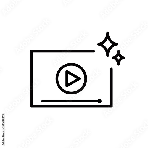 AIテクノロジー ビジネス＆生活アイコンシリーズ – AI動画