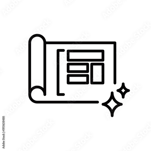 AIテクノロジー ビジネス＆生活アイコンシリーズ – AI 設計図自動生成