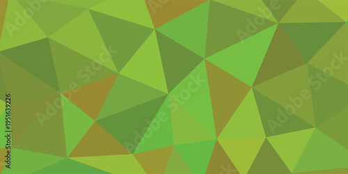 Abstract geometric pattern with vibrant triangular shapes and warm color gradients