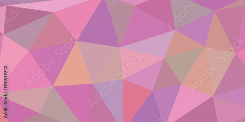 Vibrant geometric pattern composed of interlocking pastel triangles