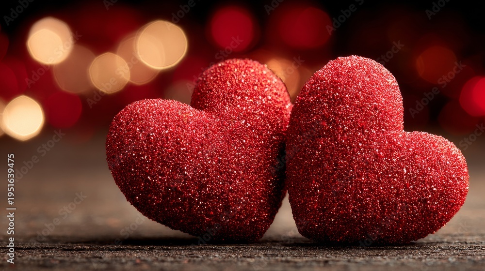 Obraz premium Heart background in red and pink hearts for a Valentine's Day greeting card design