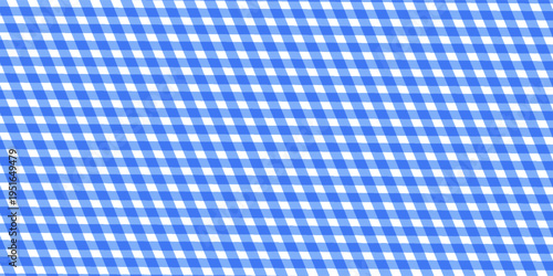 blue gingham or vichy pattern. Autumn or Thanksgiving day textile print for tabletop, picnic blanket, basket napkin, shirt or handkerchief. Cotton, linen or flannel design. 