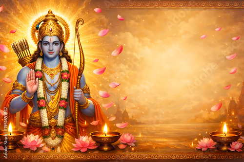 “Jai Shree Ram Festival Template | Ram Navami, Diwali, Dussehra, Vijayadashami, Ram Leela, Deepotsav, Vivah Panchami, Hanuman Jayanti, Kartik Purnima, Navratri Design”