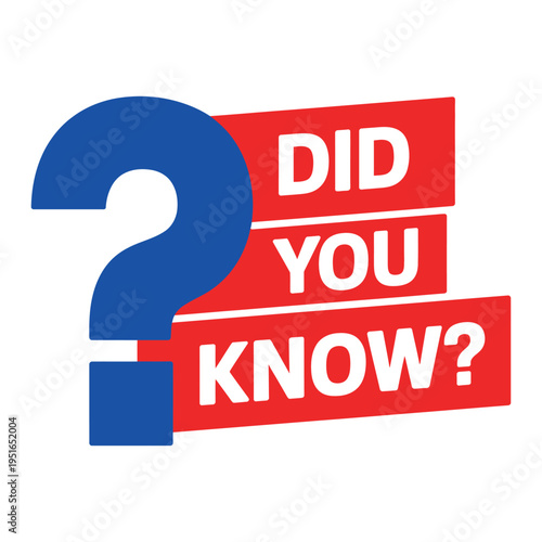 A colorful graphic with a question mark and text