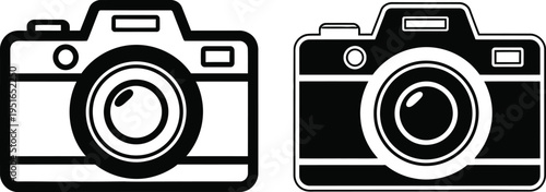 Camera silhouette icons