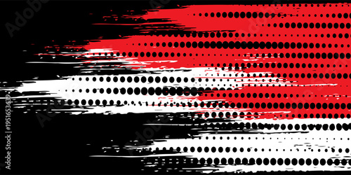 Gaming esport background striking stripes electric banner vector illustration design red black grunge brush wing comic pattern modern abstract concept livery stripes decal paint splash splatter.eps 10