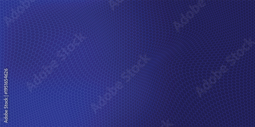Abstract modern exsago art particles on dark blue gradient wallpaper can be used for website templates, brochures, notebook covers, technology ads, packaging designs, eps vector.