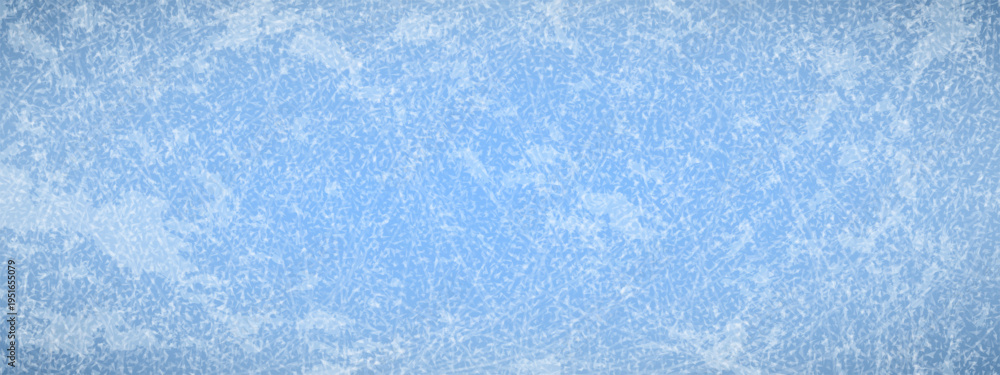 Obraz premium Grunge ice surface background is covered with chaotic white skate marks lines