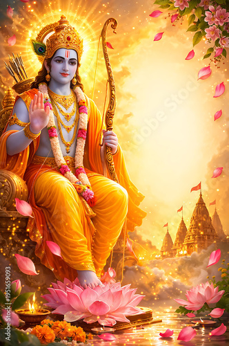 “Jai Shree Ram Festival Template | Ram Navami, Diwali, Dussehra, Ram Leela, Deepotsav, Vivah Panchami, Hanuman Jayanti & Navratri Design”