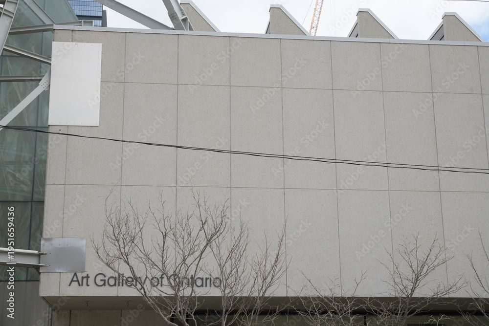 Fototapeta premium exterior of the Art Gallery of Ontario (Dundas St W and Beverley St side), Toronto