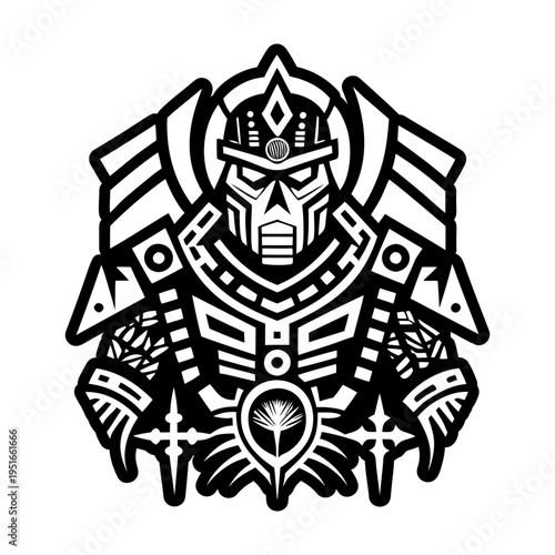 A solid style icon of soldier symbol