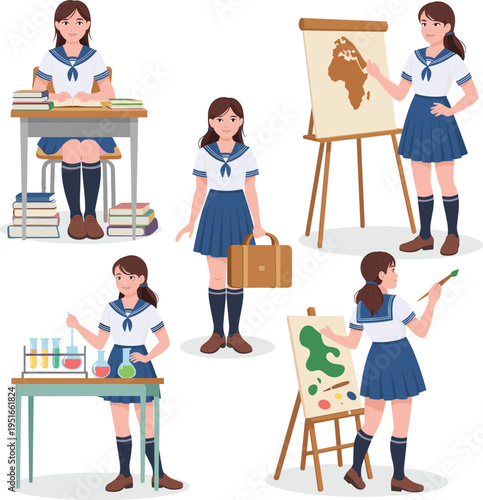 Professional young woman working on laptop in bright modern home office, typing on keyboard, remote work lifestyle, freelancer business woman.