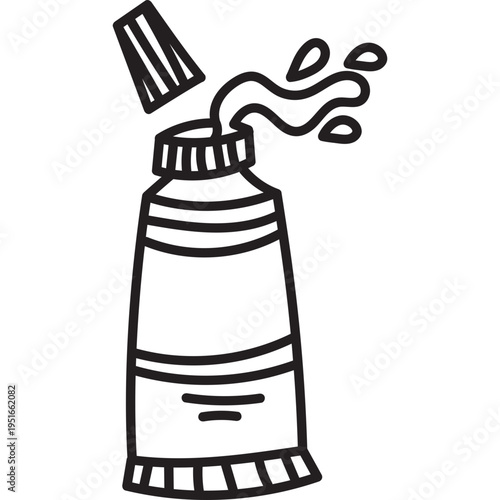 Paint Tube Squeeze Icon