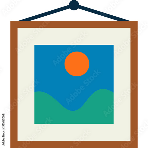 Hanging Picture Frame Icon