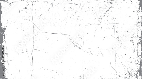 Textured grunge background with scratches and speckles. distressed overlay effect. grey and white