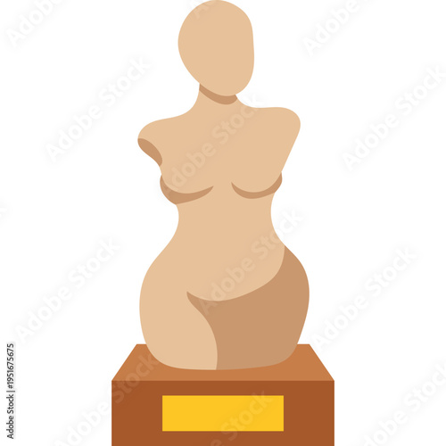 Curvy Female Torso Sculpture