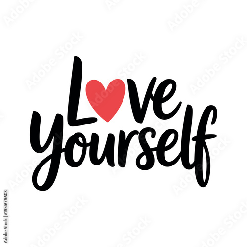 A motivational quote about self love and acceptance