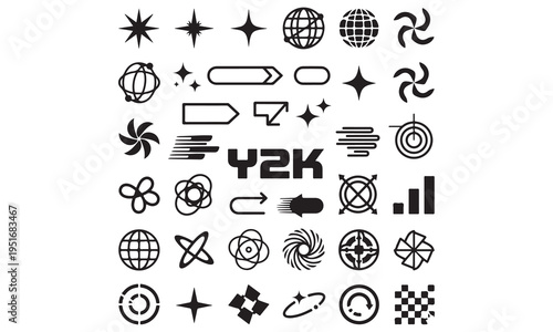 Camping and Adventure Wilderness Hiking Outdoor Activity Vector Icons Set