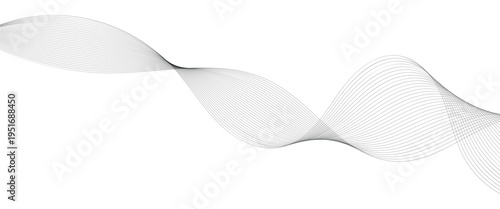 Multiple wavy line. set of curved abstract shapes. abstract liquid shapes waves. flowing wave line pattern. long wave lines. moving waves set. wave effect line