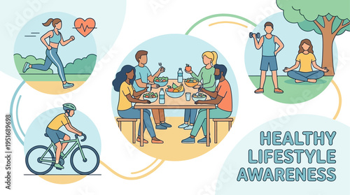 Advancing a Public Health Behavior & Awareness System promoting balanced nutrition, physical activity, and mental well-being for a healthier, thriving community