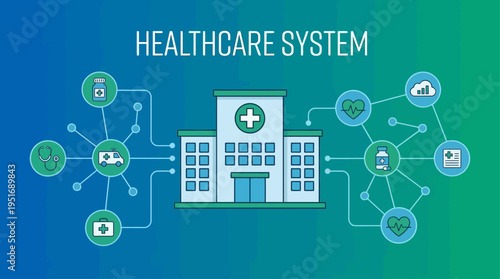 Comprehensive Integrated Digital Framework for Public Health Behavior & Awareness System, connecting medical facilities and essential services through a robust network