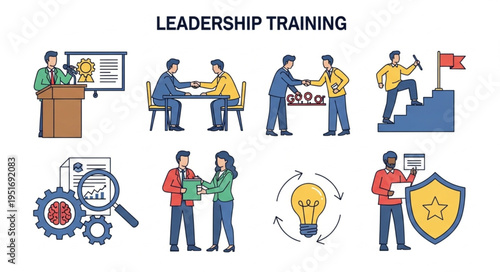 Business Leadership Training and Development Concepts.
