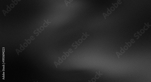 Billede på lærred Abstract background gradient black to medium gray with soft diffuse lighting and