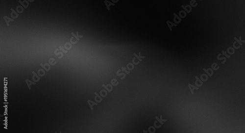 Valokuva Abstract background gradient black to medium gray with soft diffuse lighting and