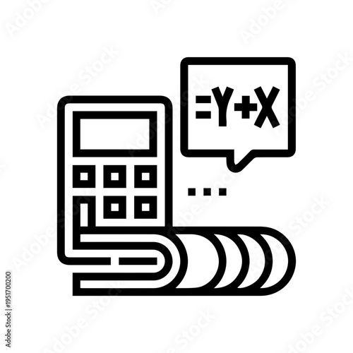 Accounting and Mathematics Icons