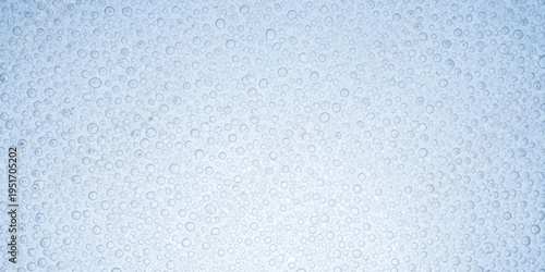 Blurry light blue background with white center