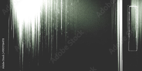 Abstract light and shadow patterns on a dark background